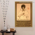 The Child at Your Door Figure Retro Vintage Advertisement Artwork Picture Canvas Print for Room Wall Garniture