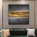 Sky Abstract Landscape Modern Painting Picture Print for Living Room Wall Getup