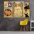 The Chap Book Collage Vintage Botanical Figure Advertisement Poster Portrait Picture Canvas Print for Room Wall Drape