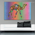 Colorful Mix Camel Animal Modern Artwork Picture Canvas Print for Room Wall Garniture