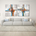 Motley Abstract Modern Canvas Artwork Image Print for Room Wall Getup