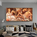 Venus and Mars Sandro Botticelli Botanical Figure Early Renaissance Reproduction Artwork Picture Canvas Print for Room Wall Ornament