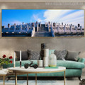 Temple of Heaven Religion and Spirituality Contemporary Panoramic Canvas Artwork Picture Print for Room Decor