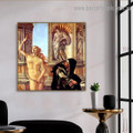 Calumny of Apelles Sandro Botticelli Figure Early Renaissance Reproduction Portrait Painting Canvas Print for Room Wall Garniture