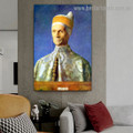Leonardo Loredan Giovanni Bellini Figure High Renaissance Reproduction Portrait Painting Canvas Print for Room Wall Garniture