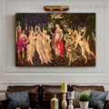 The Spring IV Sandro Botticelli Figure Early Renaissance Reproduction Artwork Image Canvas Print for Room Wall Garnish