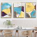 Multicolored Marble Modern Abstract Framed Portrait Photo Canvas Print for Room Wall Garnish