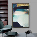Colorful Texture Abstract Scandinavian Framed Portrait Painting Canvas Print for Room Wall Drape
