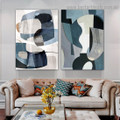 Blemishes Abstract Modern Framed Artwork Picture Canvas Print for Room Wall Drape