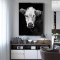 Dairy Cow Abstract Animal Modern Canvas Artwork Print for Living Room Wall Ornament