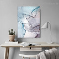 Dapple Hail Abstract Modern Framed Artwork Picture Canvas Print for Room Wall Adornment