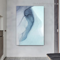 Streaky Marble Abstract Modern Framed Portrait Picture Canvas Print for Room Wall Drape