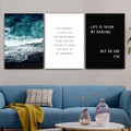 What You Are Doing Modern 3 Piece Framed Stretched Typography Painting Photograph Abstract Canvas Print for Wall Hanging Illumination