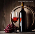 Wine Barrel Contemporary Food and Beverage Picture Canvas Print