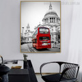 Cathedral Church Cityscape Modern Religious Painting Canvas Print for Home Wall Outfit