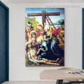 Lamentation of Christ Albrecht Durer Northern Renaissance Religious Figure Reproduction Artwork Picture Canvas Print for Room Wall Adornment