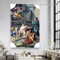 The Triumph of History over Time Raphael High Renaissance Figure Landscape Reproduction Artwork Photo Canvas Print for Room Wall Décor