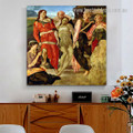 The Entombment Michelangelo High Renaissance Religious Figure Reproduction Artwork Picture Canvas Print for Room Wall Ornament