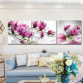 Magnolia Flowers Floral Modern Painting Canvas Print for Living Room Wall Garniture