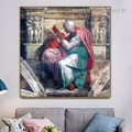 Sistine Chapel Ceiling the Persian Sibyl Michelangelo High Renaissance Figure Reproduction Artwork Photo Canvas Print for Room Wall Onlay