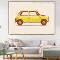 Mini Cooper Vintage Nordic Minimalist Painting Canvas Print for Living Room Wall Assortment