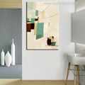 Washing Clothes Abstract Nordic Modern Hand Paint Wall Art Picture Canvas Print for Room Wall Flourish