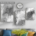 Roundly Taint Marble Abstract Modern Photograph 3 Piece Framed Prints Botanical on Canvas Set Wall Hanging Artwork Outfit