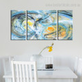 Imaginative Lines Abstract Modern Framed Painting Picture Canvas Print for Dining Room Wall Getup