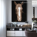 Long Hair Horse Modern Animal Painting Picture Canvas Print for Room Wall Getup