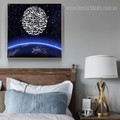 Starry Sky Religious Modern Framed Painting Picture Canvas Print for Room Wall Assortment