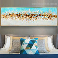 Money Abstract Large Panoramic Framed Painting Image Canvas Print for Bedroom Wall Decor