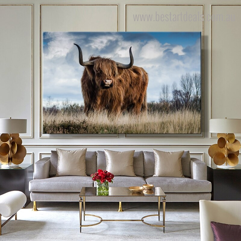 Buy Yak Canvas Print Wall Art Decor.