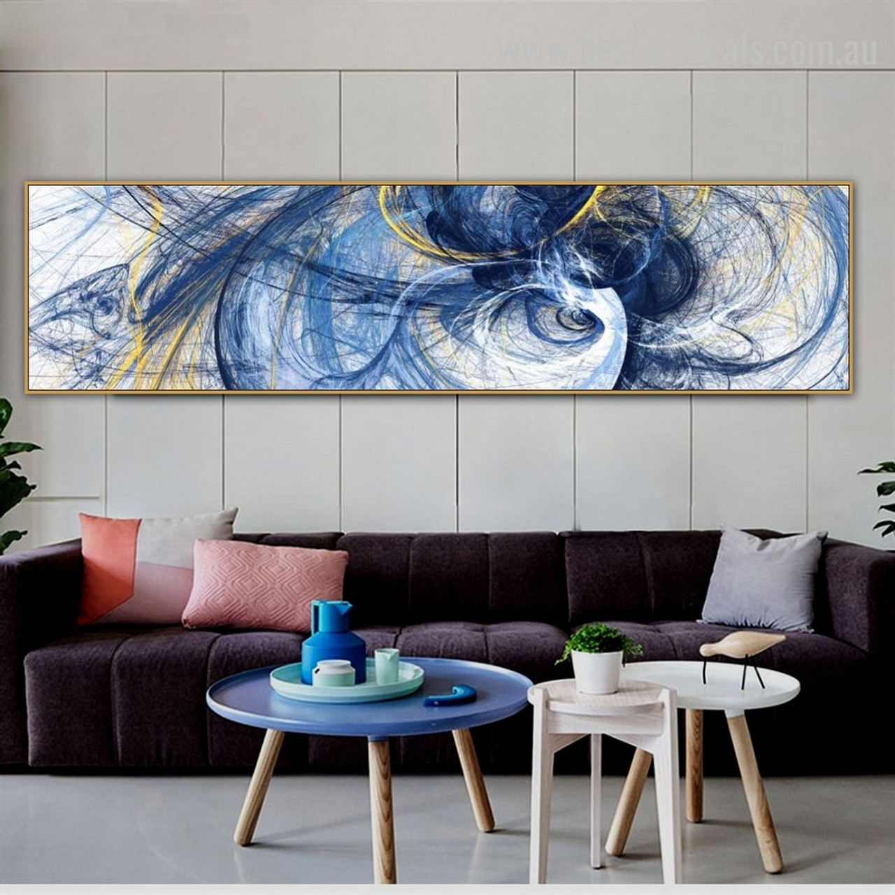 Buy Motley Lines Canvas Print Wall Art Decor