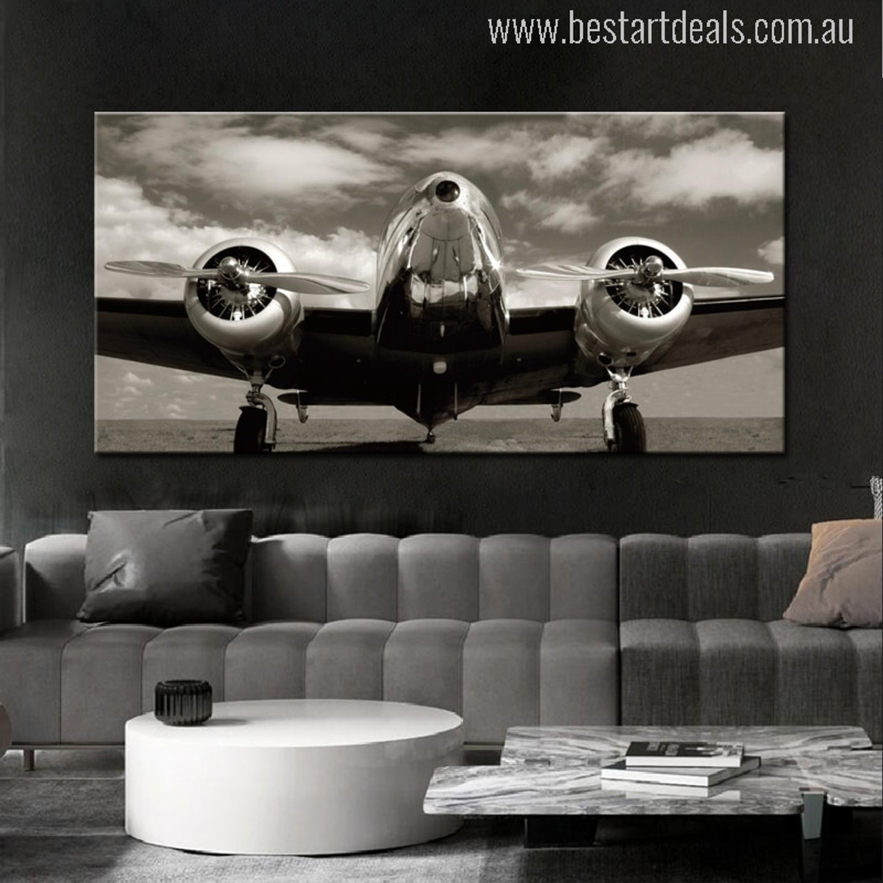 Buy Airplane Canvas Print Wall Art Decor