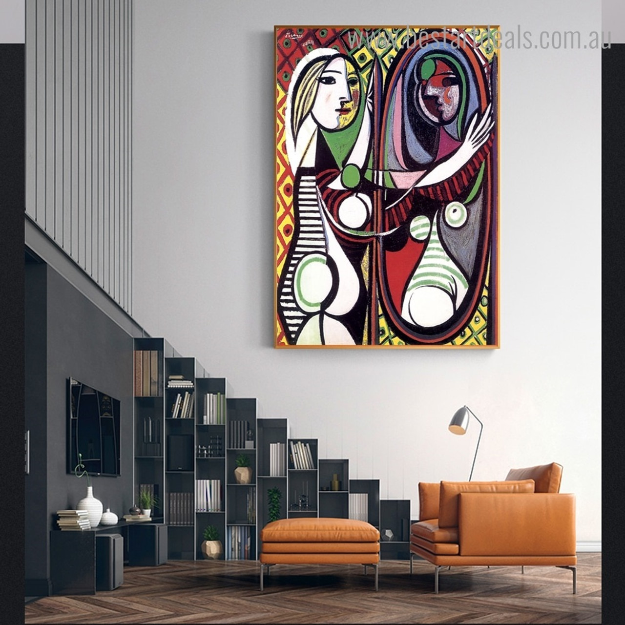 Buy Girl Before Mirror Canvas Print Wall Art Decor