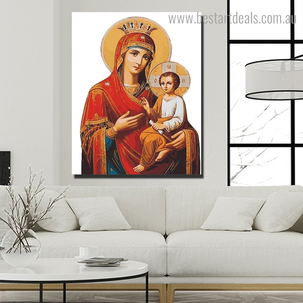 Buy Mary and Jesus Canvas Print Wall Art Decor.