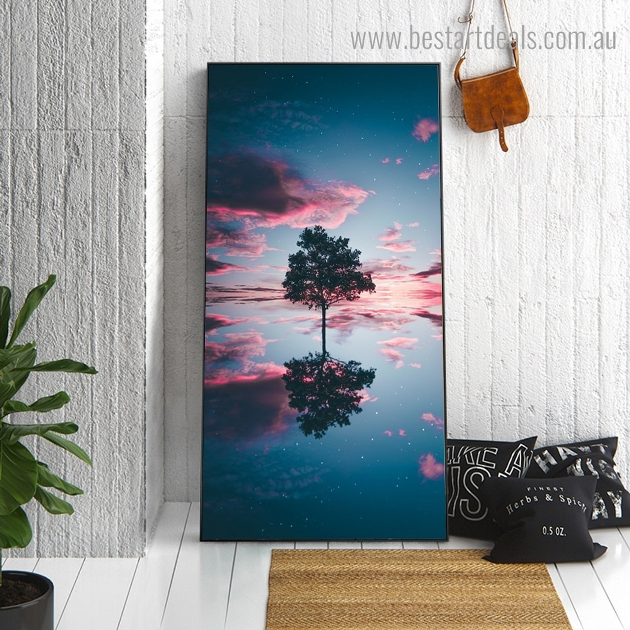 Buy Reflection In Lake Canvas Print Wall Art Decor