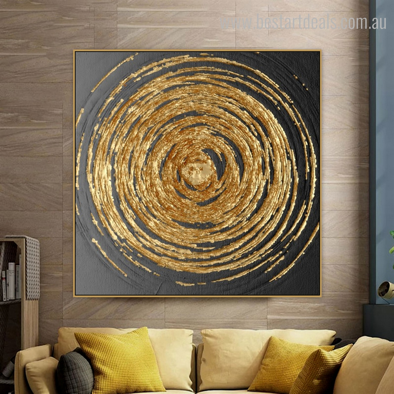 Buy Circular Art Canvas Print Wall Art Decor