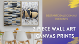 2 Piece wall art canvas prints video