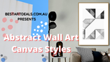 Abstract Wall Art Canvas Styles Video