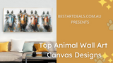 Animal wall art canvas designs video