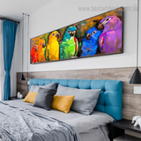 Top Five Pair Of Bird Prints on Canvas