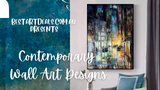 Contemporary Wall Art Designs Video for Living Room Décor