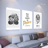 Display Words as Art with Artsy Typography Quote Prints