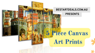 5 Piece Canvas Art Prints Video