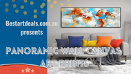 Panoramic Wall Canvas Art Prints Video