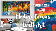 Modern Canvas Wall Art Video for Living Room