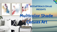 Multicolor Shade Canvas Art Video