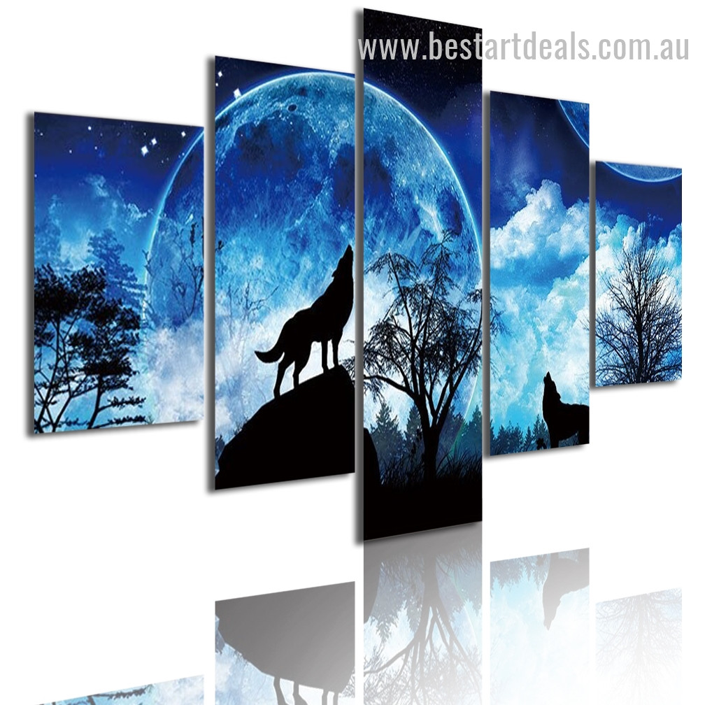 Buy New Wolves Canvas Print Wall Art Decor.
