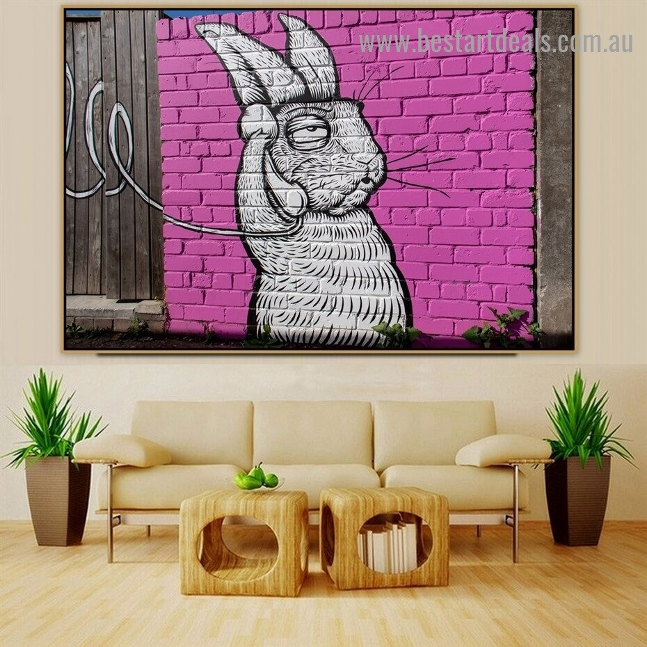 Buy Rabbit Canvas Print Wall Art Decor.